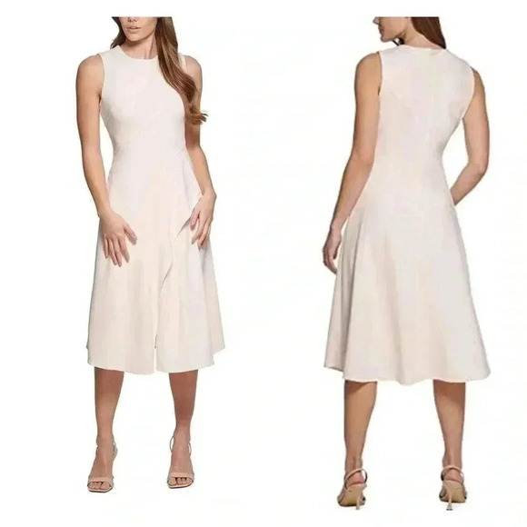 Calvin Klein Light Pink Blush Dress Size 8 - Picture 1 of 8